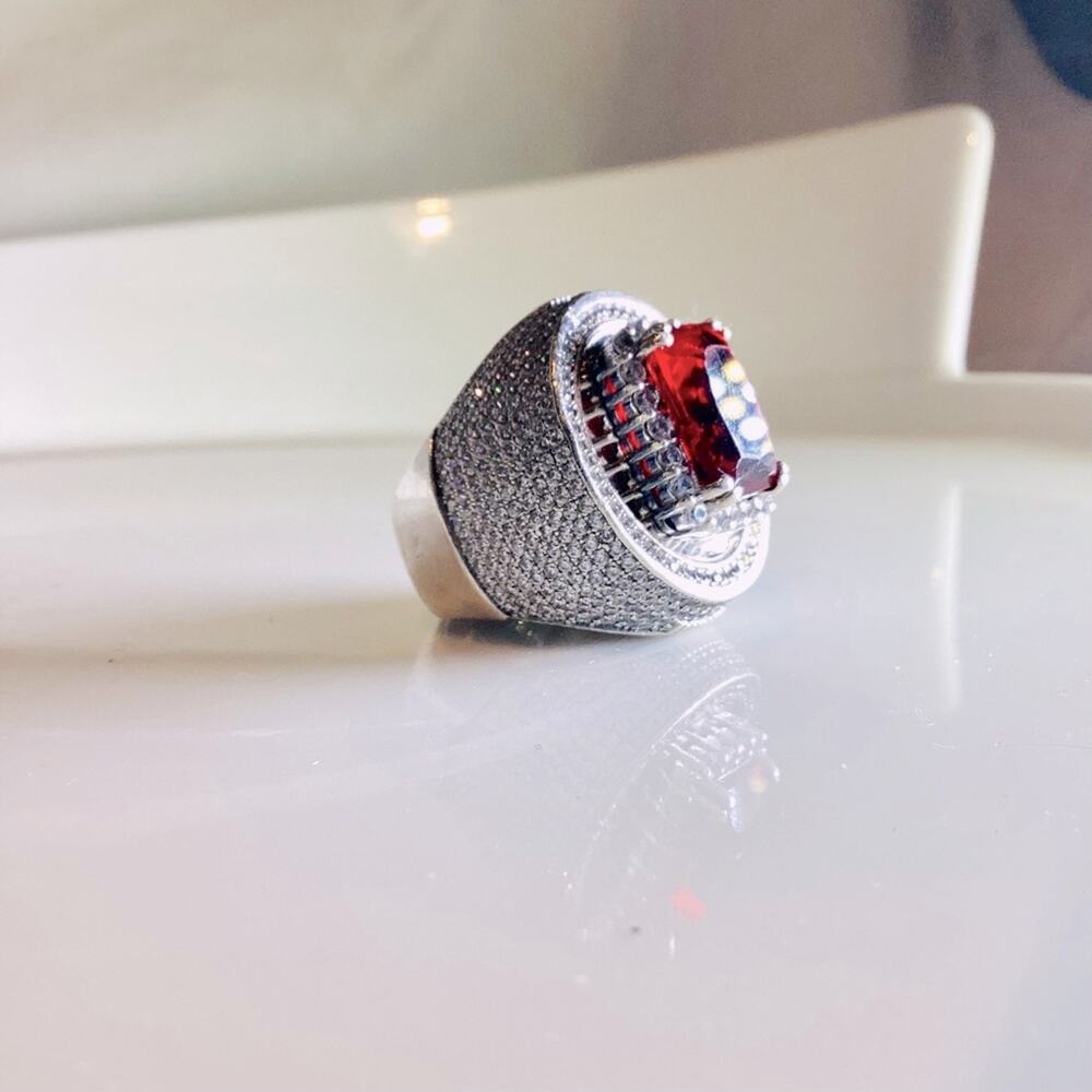 JTV Sterling Silver Statement Ring
